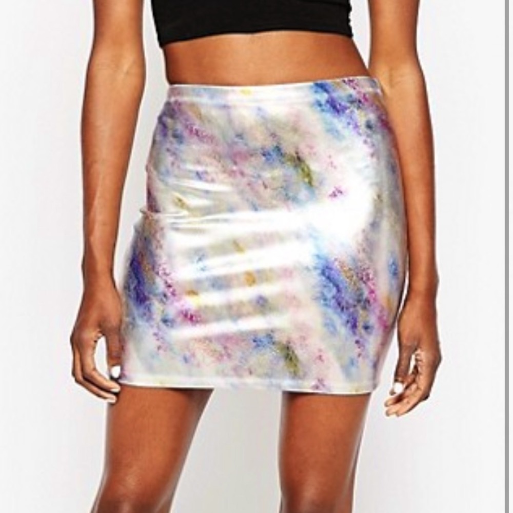 ASOS 🧜🏻‍♀️ Metallic Mermaid core skirt